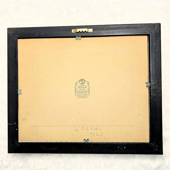 Shima Art Company Vintage Hiroshige Japanese 5x7 1930’s Woodblock Print - Picture 8 of 9